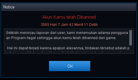 Cara biar minim banned✅